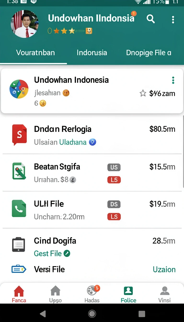 Tampilan utama aplikasi bosmenang APK Terbaru 2026 untuk Semua Perangkat yang intuitif dan efisien.