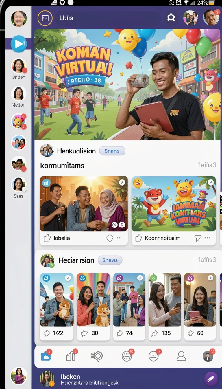 Tampilan utama aplikasi Aplikasi jjbet118 Terbaru dan Terlengkap yang intuitif dan efisien.