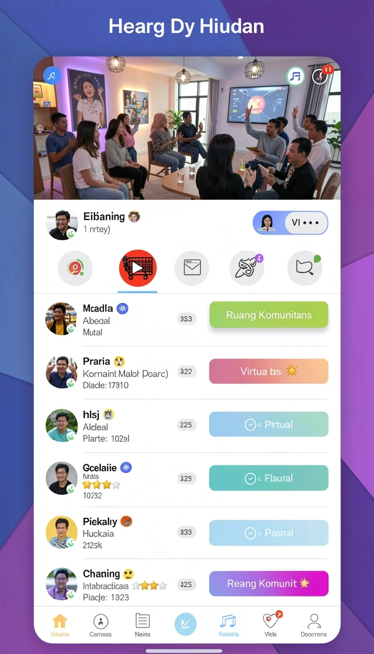 Tampilan utama aplikasi koin805 Terbaru: Review Aplikasi dan Link Unduh yang intuitif dan efisien.