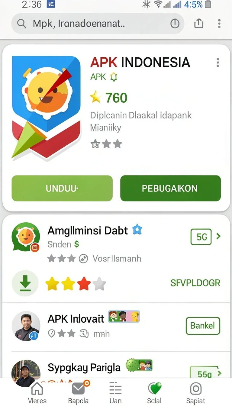 Tampilan utama aplikasi Update Aplikasi idpking ke Versi Terbaru yang intuitif dan efisien.