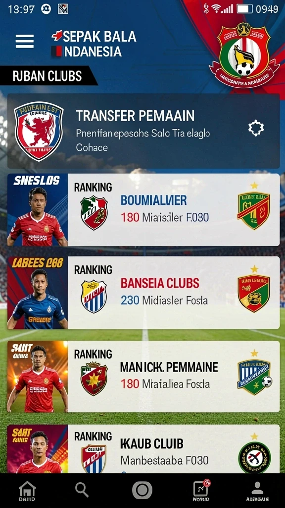 Tampilan utama aplikasi fbrp88 App APK Terbaru yang intuitif dan efisien.