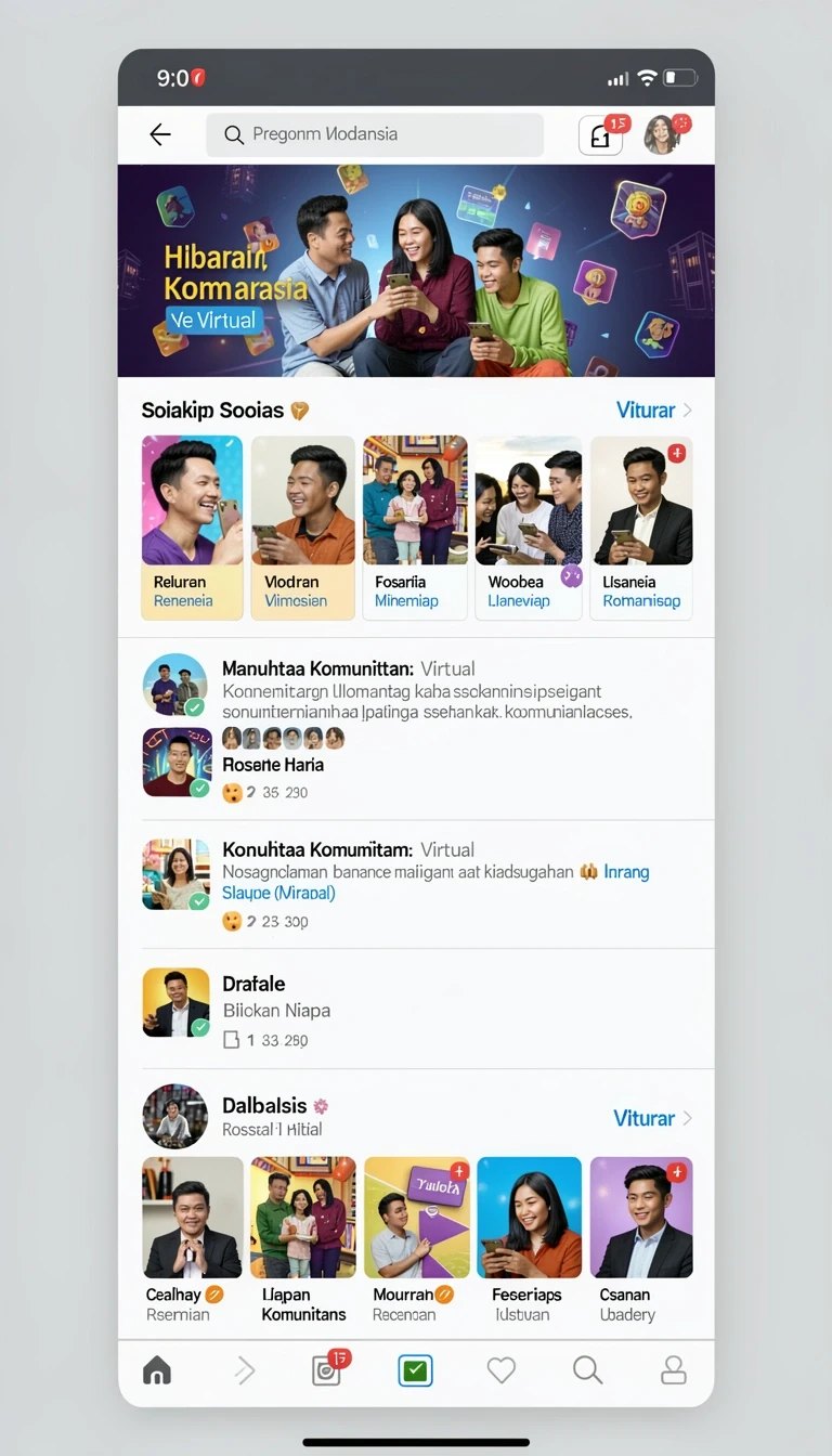 Tampilan utama aplikasi Aplikasi dewi222 Terbaru dengan Fitur Terbaik yang intuitif dan efisien.